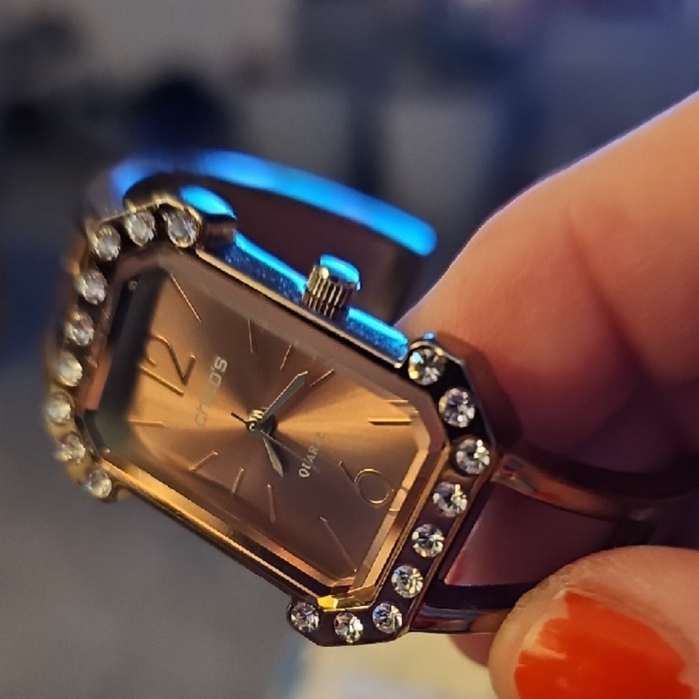 Guess Women's Gold Watch with Crystal Accents By Chico's.